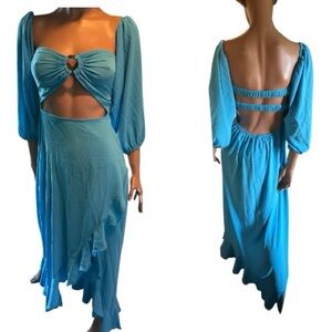 SHEIN blue maxi